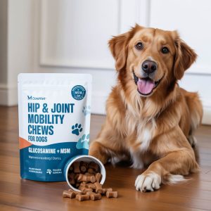 Hip & Joint Mobility Chews for Dogs – Glucosamine + MSM